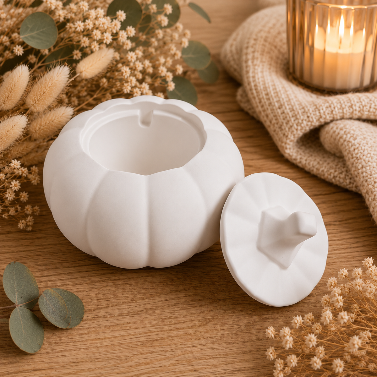 Kürbisdose mit Deckel aus Raysin | Herbstdeko | Schmuckdose | Aufbewahrungsdose | Geschenkidee | Handmade | Pumpkin Box